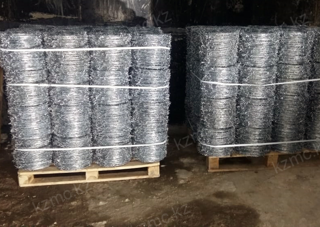 Brabed wire production
